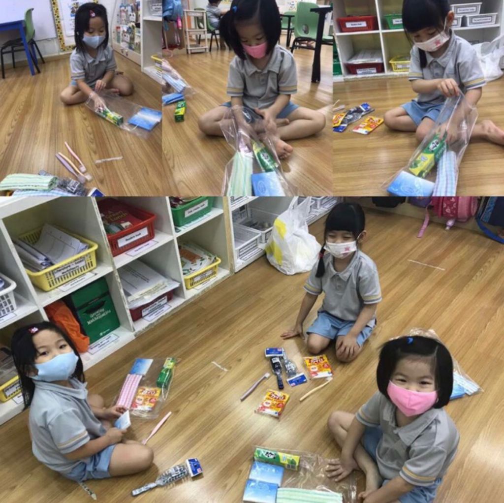 Our small ways of showing kindness - packing and making gifts for the community