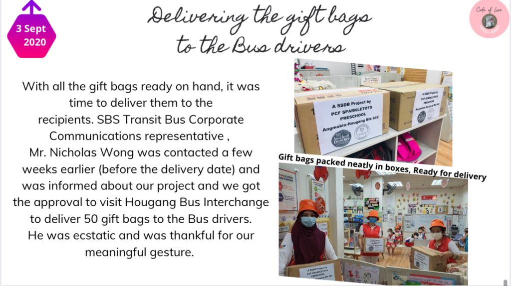 SSDB Project Title: Code Of Love Appreciating Bus drivers and Preschool Teachers — photo 26