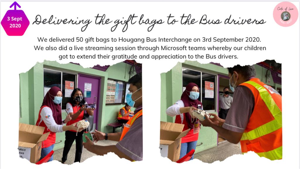 SSDB Project Title: Code Of Love Appreciating Bus drivers and Preschool Teachers — photo 27