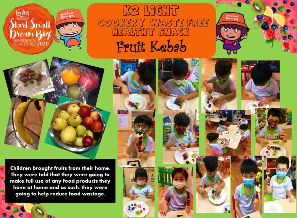 Let’s Reduce Food Wastage!! Healthy Snack - Fruit Kebab