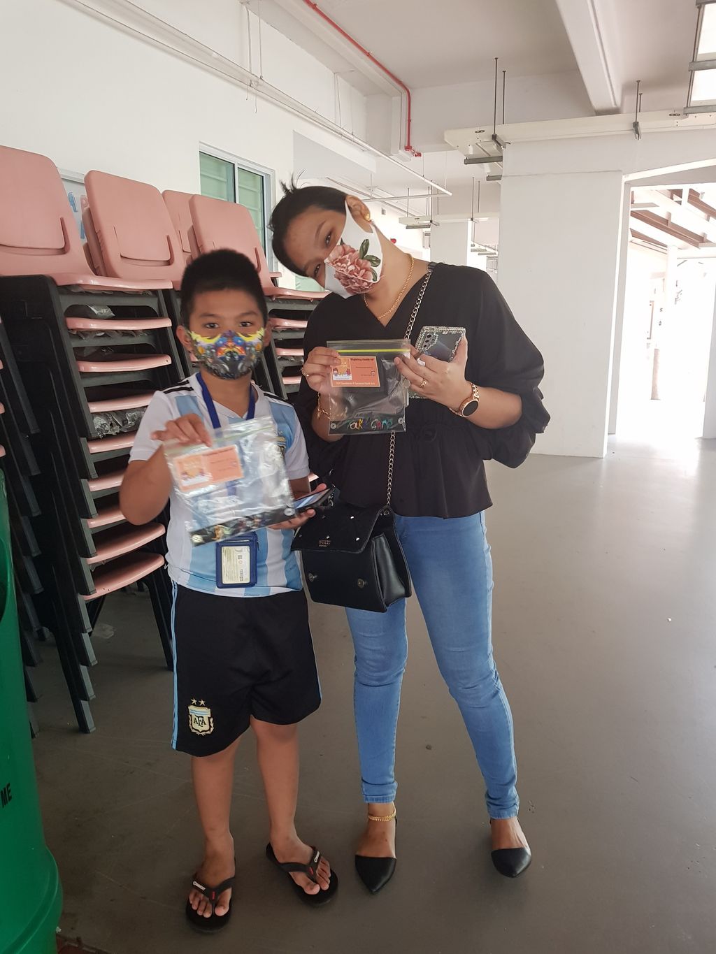 'CARING FOR THE COMMUNITY' Mass distribution of Mask Extender @ Blk. 443 — photo 3