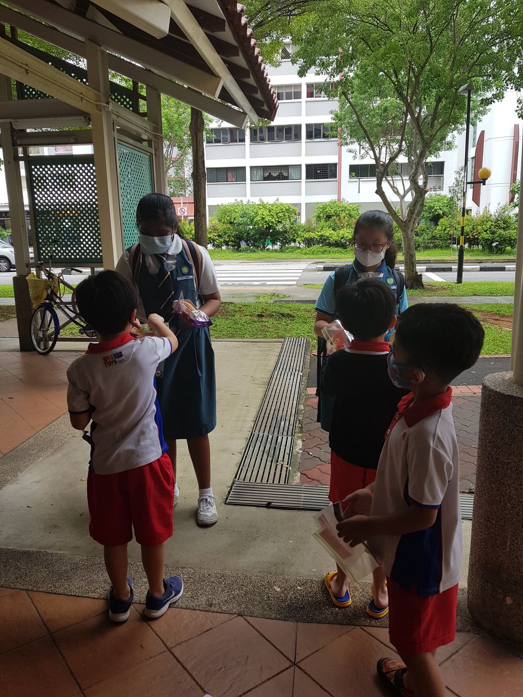 'CARING FOR THE COMMUNITY' Mass distribution of Mask Extender @ Blk. 443 — photo 5