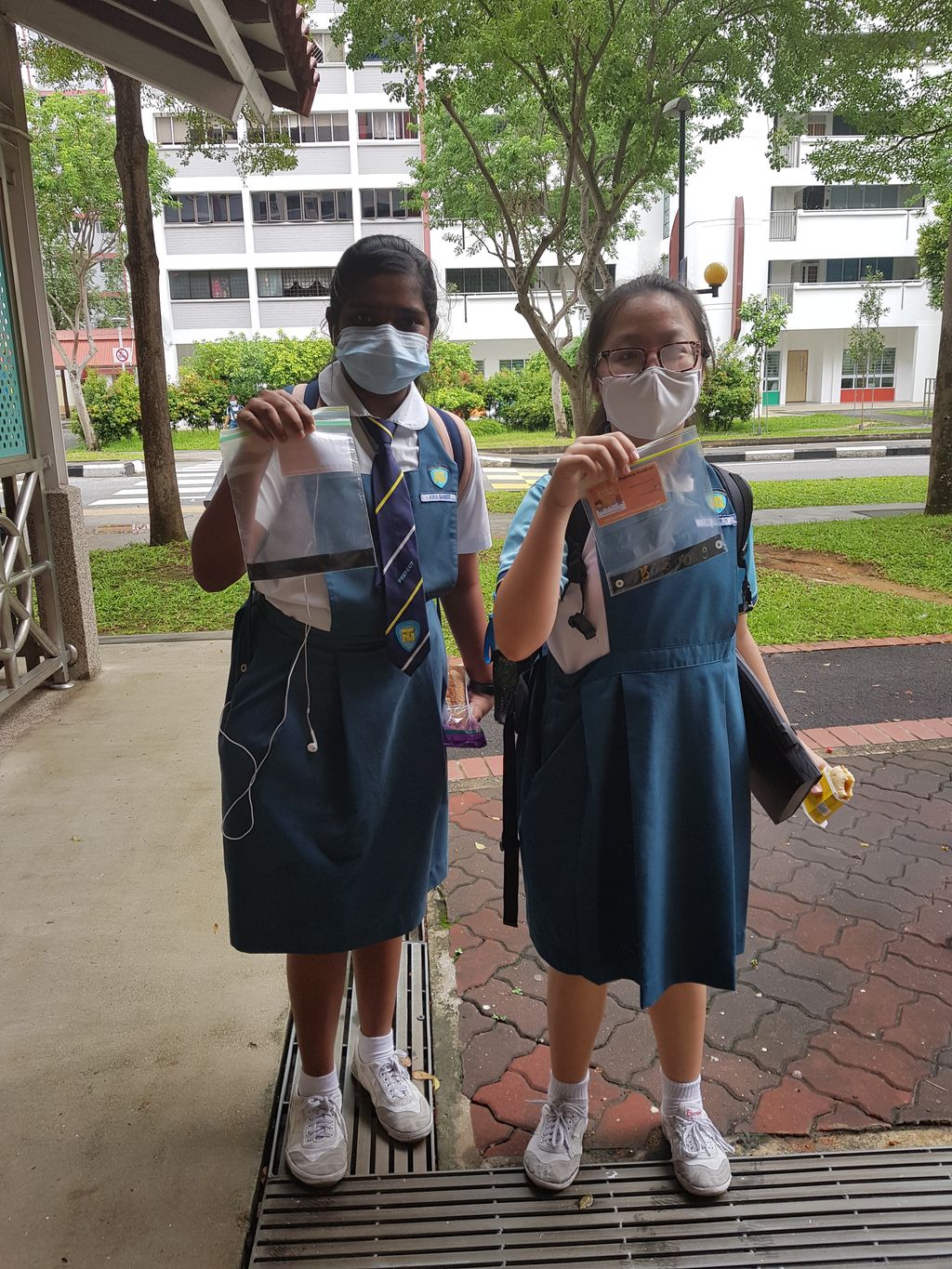'CARING FOR THE COMMUNITY' Mass distribution of Mask Extender @ Blk. 443 — photo 6