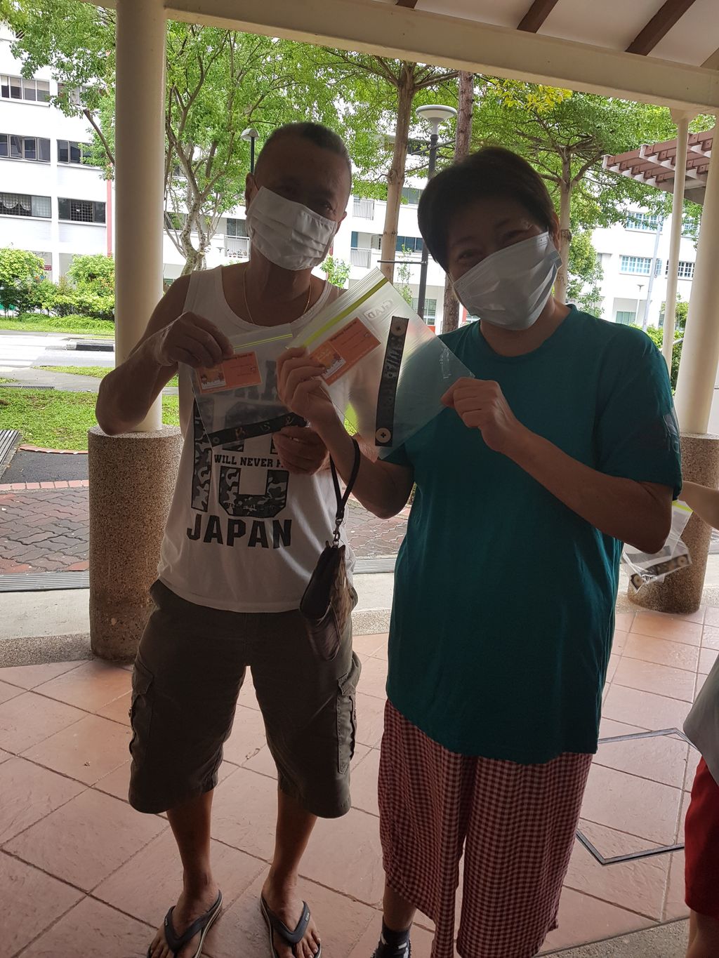 'CARING FOR THE COMMUNITY' Mass distribution of Mask Extender @ Blk. 443 — photo 8