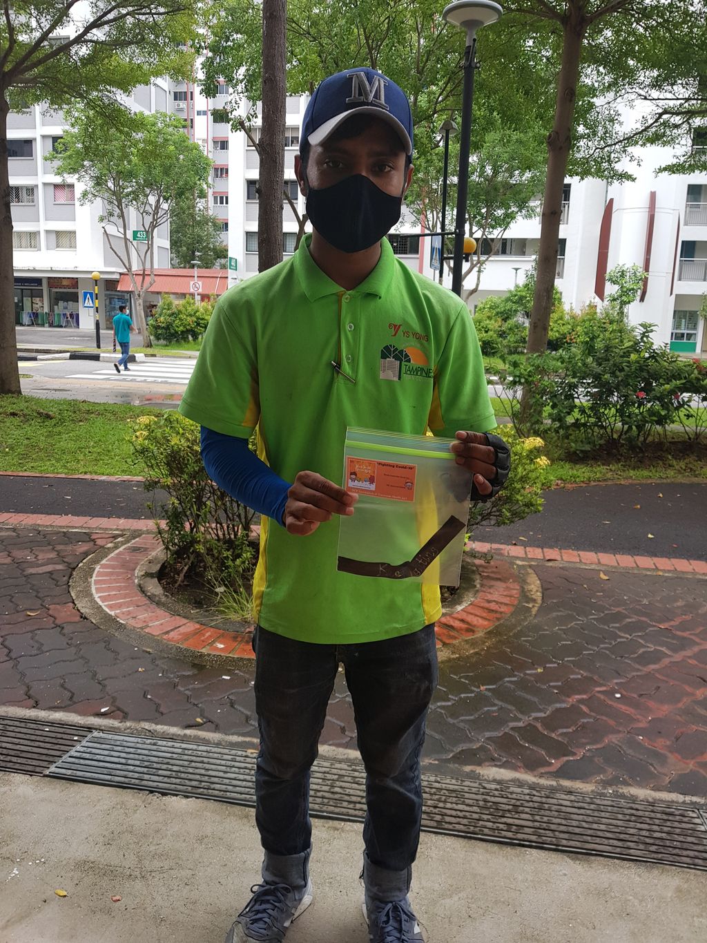 'CARING FOR THE COMMUNITY' Mass distribution of Mask Extender @ Blk. 443 — photo 15