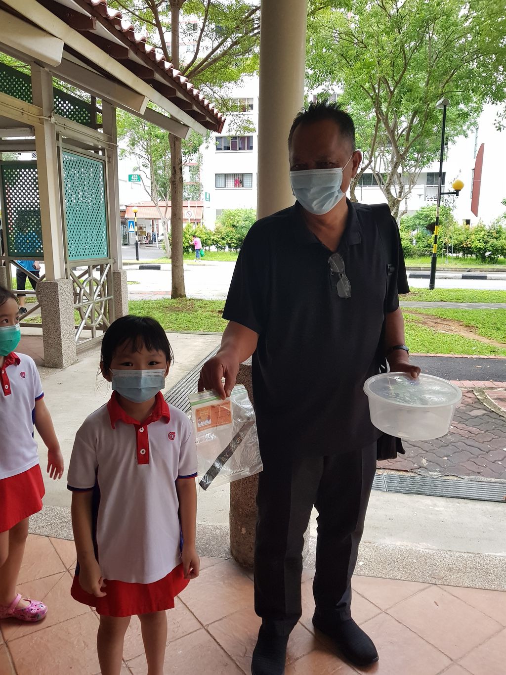 'CARING FOR THE COMMUNITY' Mass distribution of Mask Extender @ Blk. 443 — photo 19