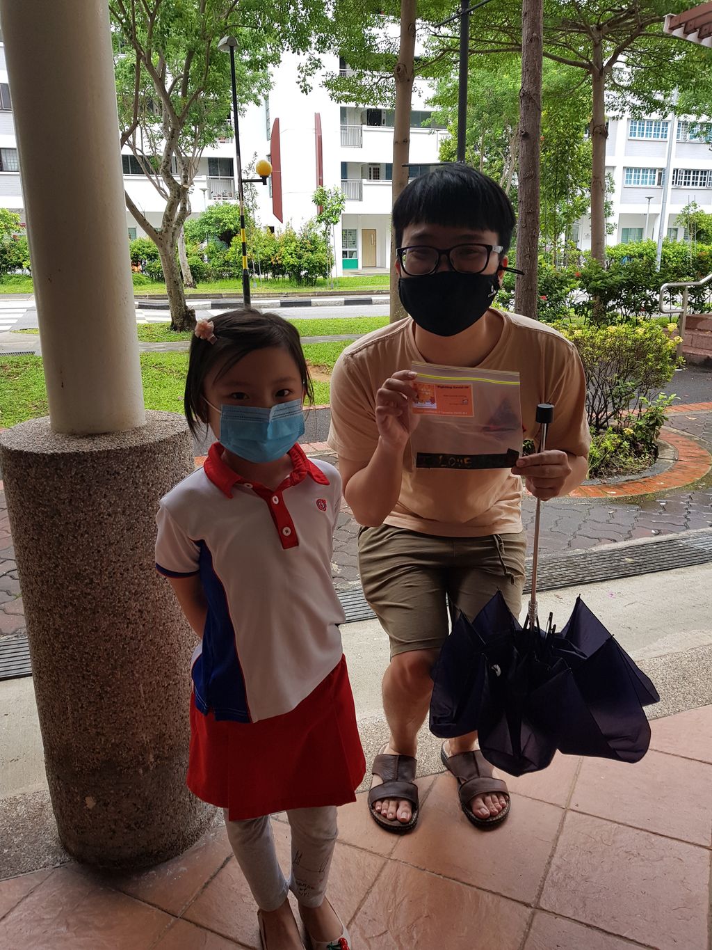 'CARING FOR THE COMMUNITY' Mass distribution of Mask Extender @ Blk. 443 — photo 21