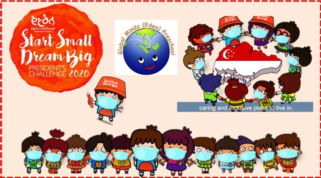 Together we can chase Covid-19 away! @ Global Mindz (Eden) Preschool