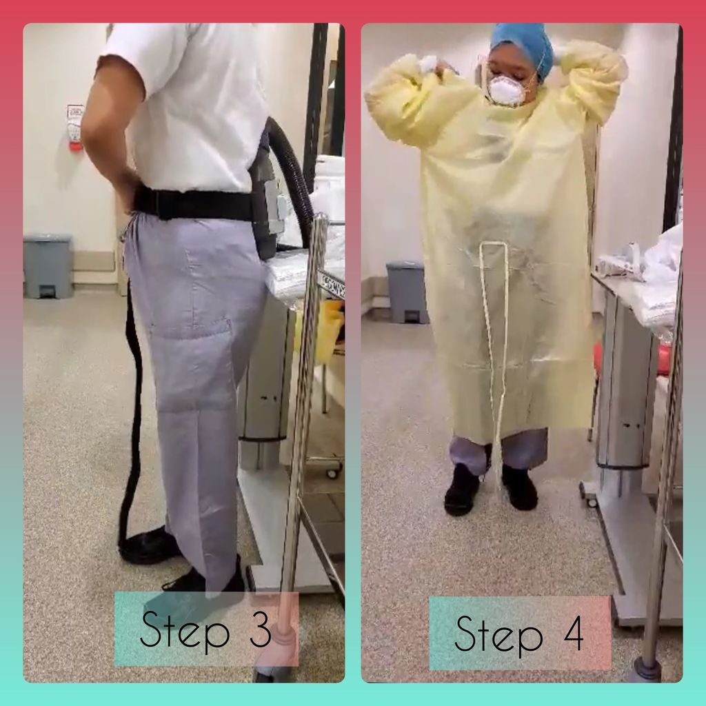 How nurse Ben protect herself working in the hospital — photo 2