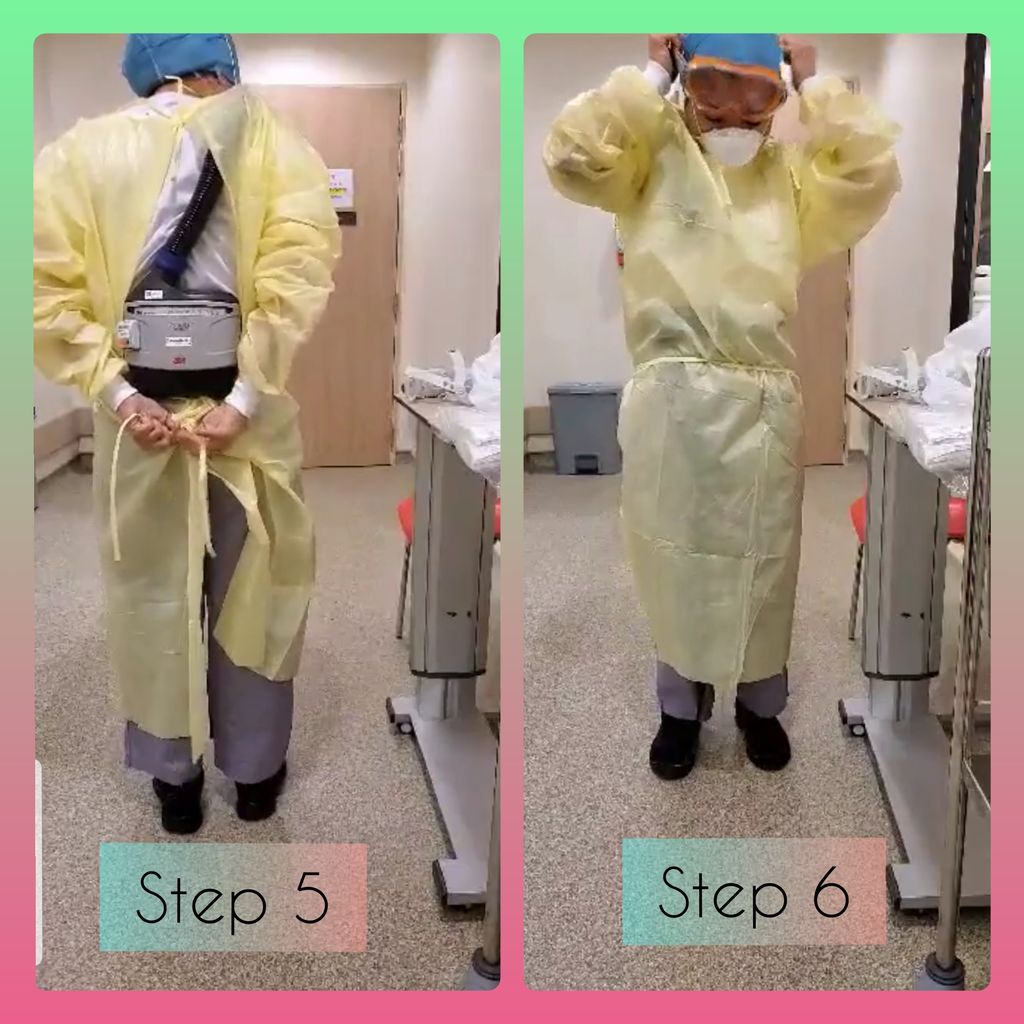 How nurse Ben protect herself working in the hospital — photo 3