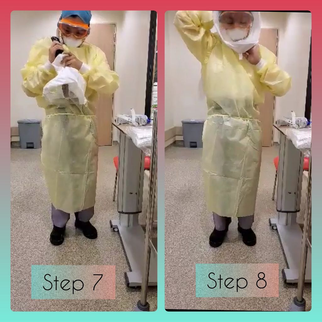 How nurse Ben protect herself working in the hospital — photo 4