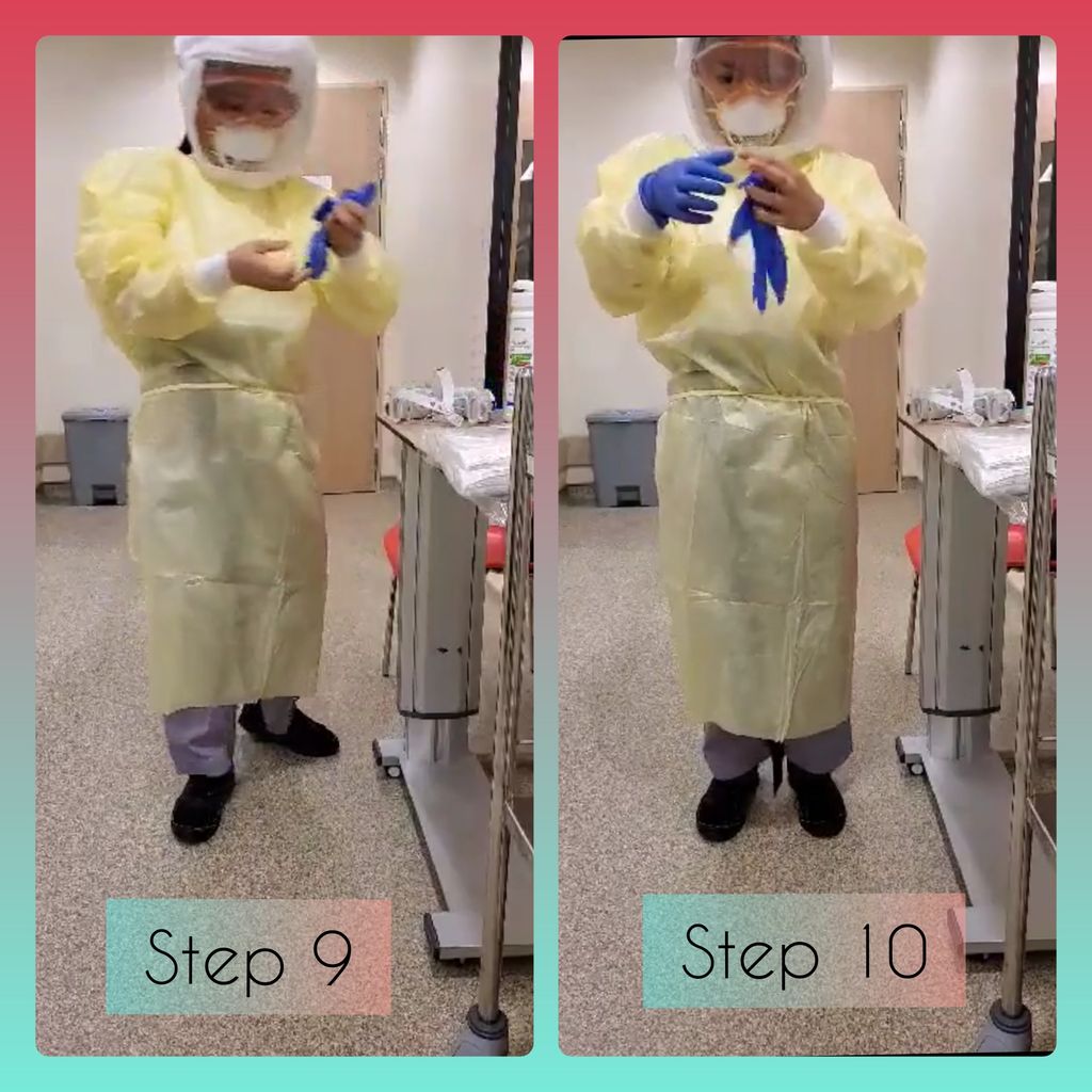 How nurse Ben protect herself working in the hospital — photo 5
