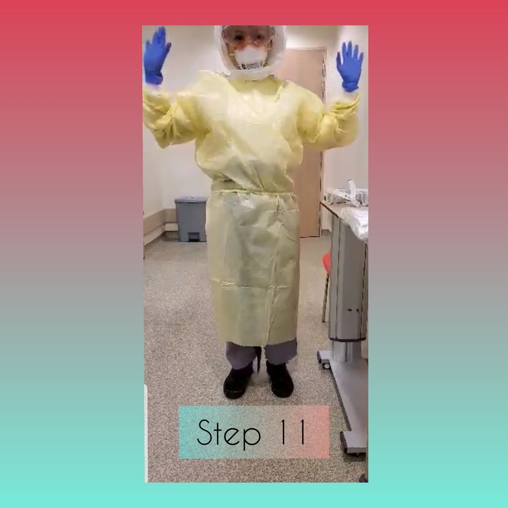 How nurse Ben protect herself working in the hospital — photo 6