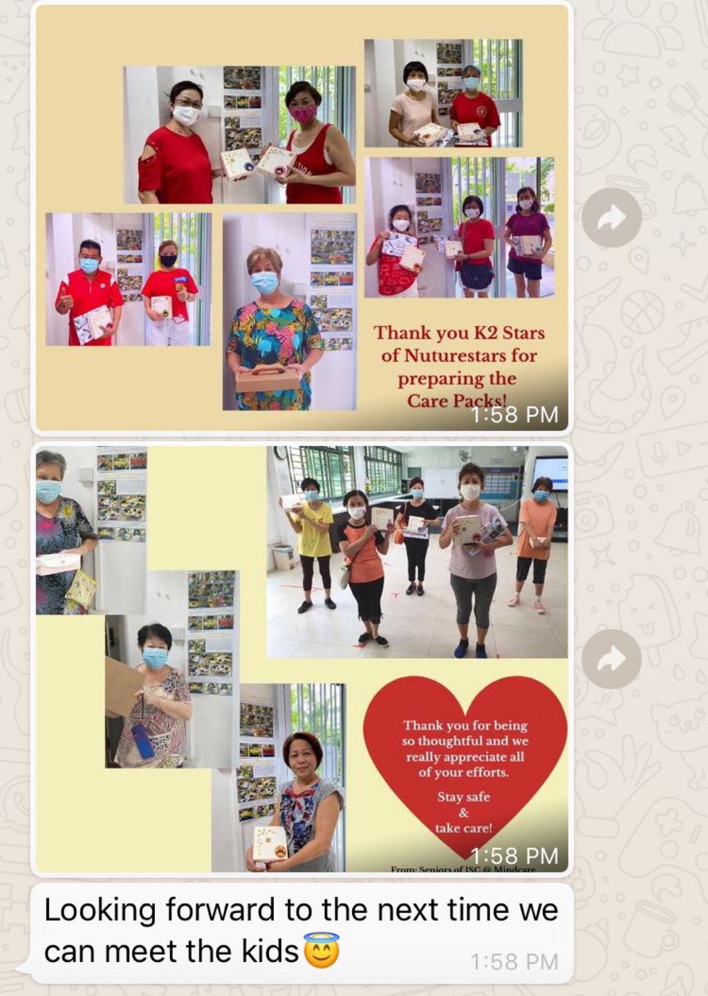Showing Kindness to Our Community: Care Packs for our dearly missed Seniors at MindCARE ISC! Inter-generational bonding beyond boundaries! — photo 1