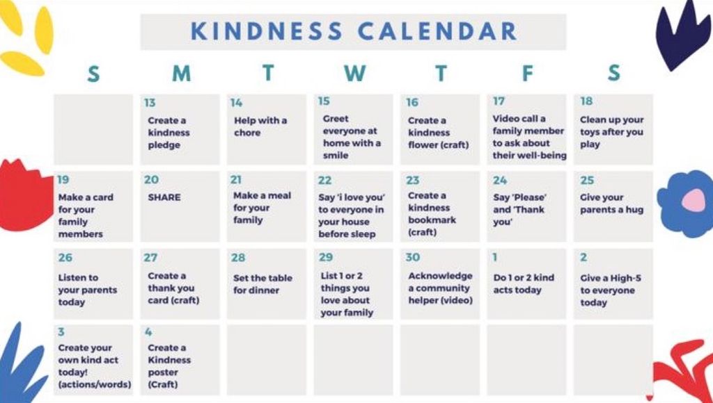 Kindness: Caring for our family and friends