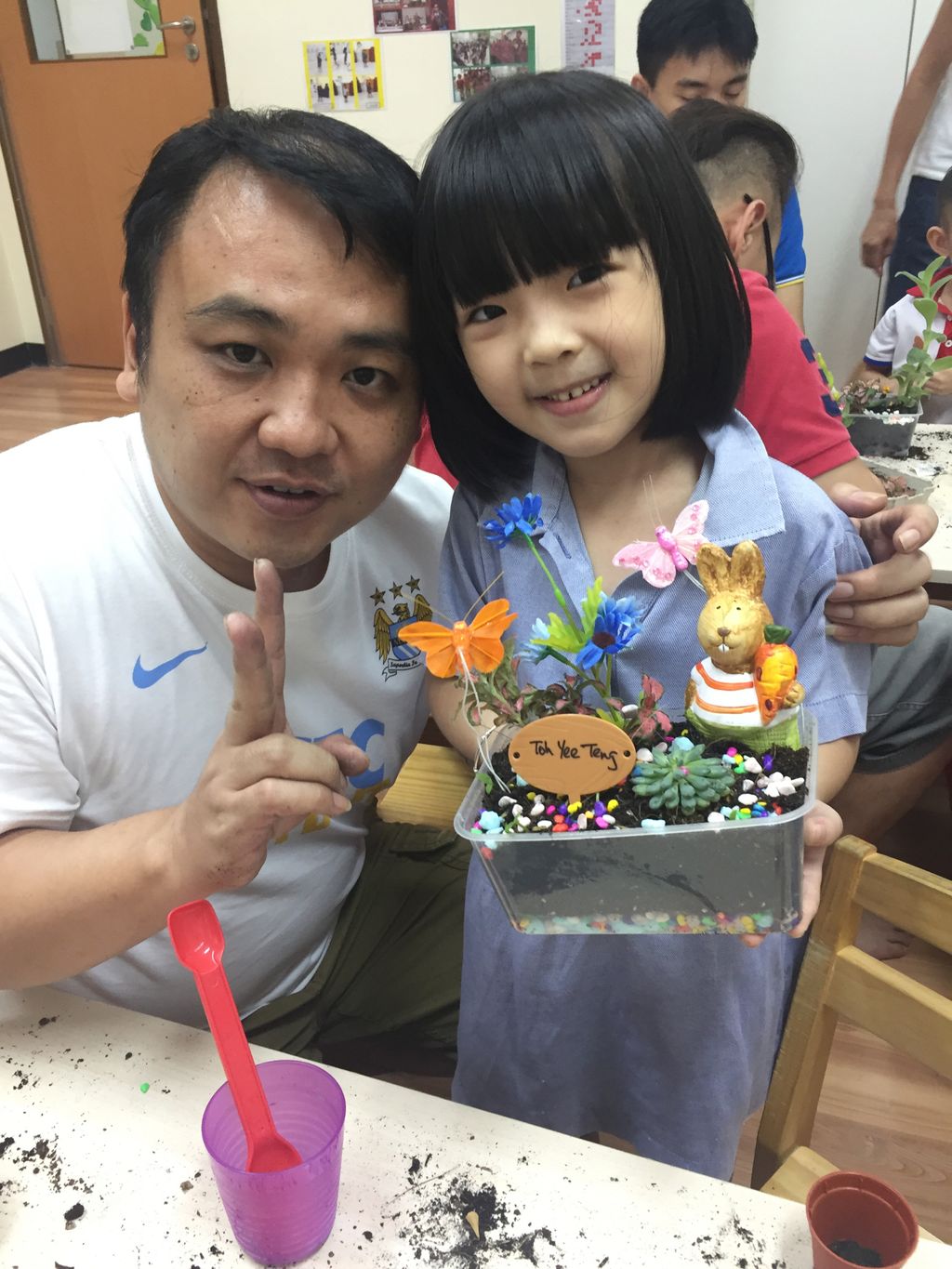 Pcf Sparkletots Preschool @ Jalan Kayu Blk 517/520 Inhouse Seed Germination and Terrarium Making Workshop as Parent-Child Bonding — photo 20