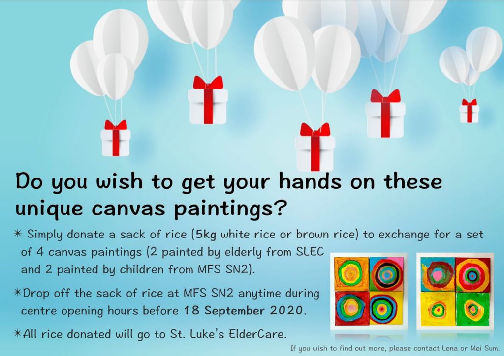 Donation Drive for the Grands at St Luke’s Eldercare
