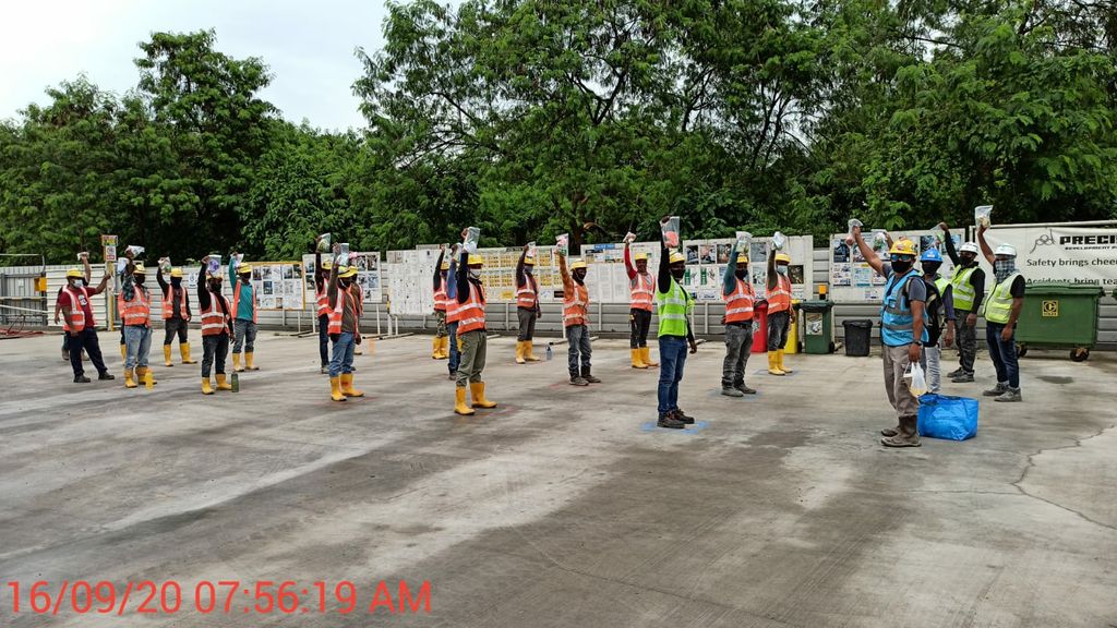 Love and Appreciation to the foreign workers (Construction Workers)