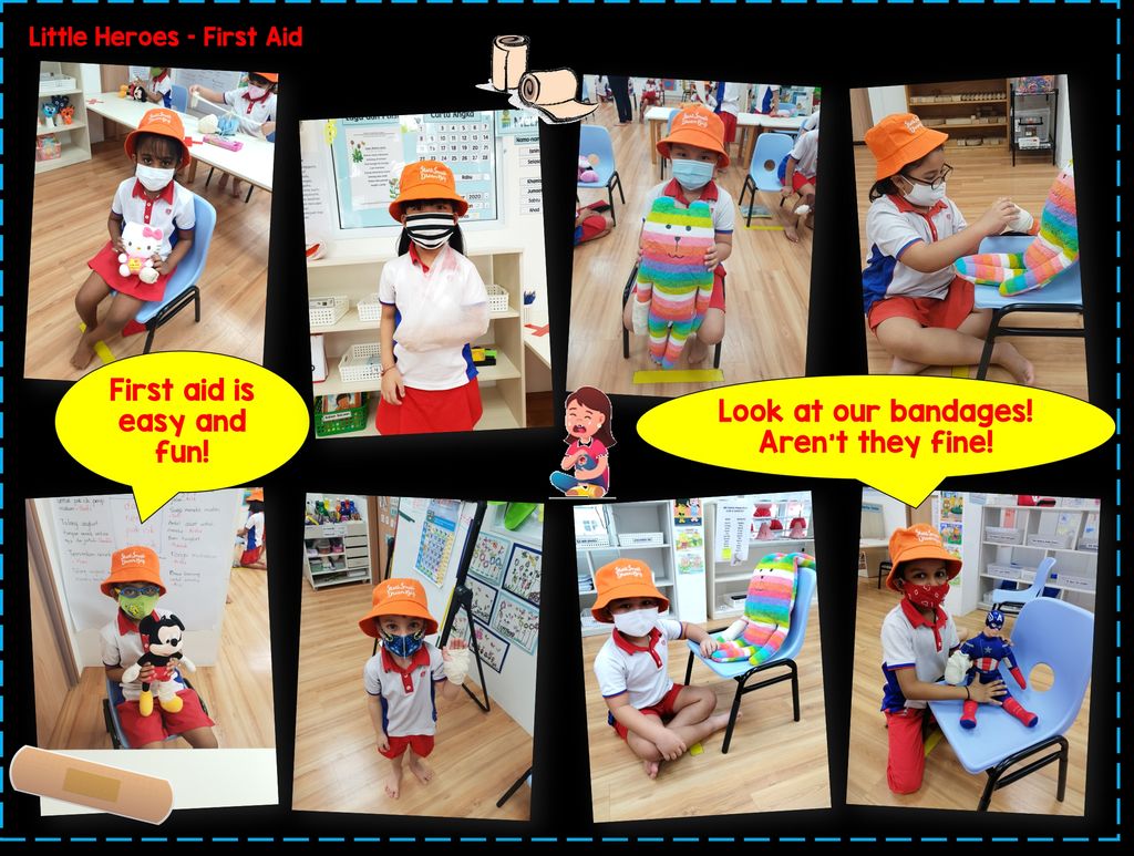 (Little Heroes) First Aid and Collaboration with Singapore Red Cross
