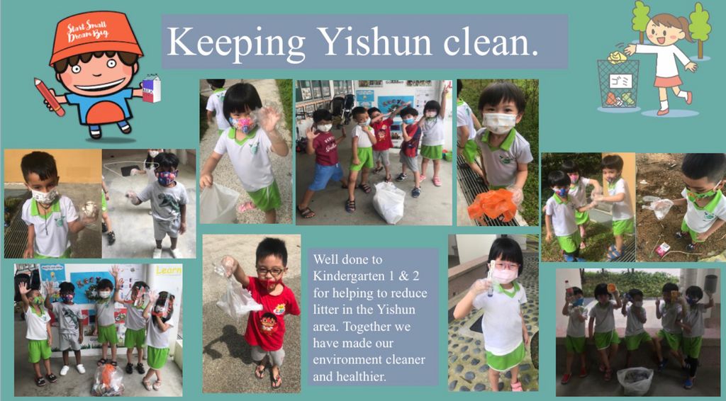 Keeping Yishun clean.