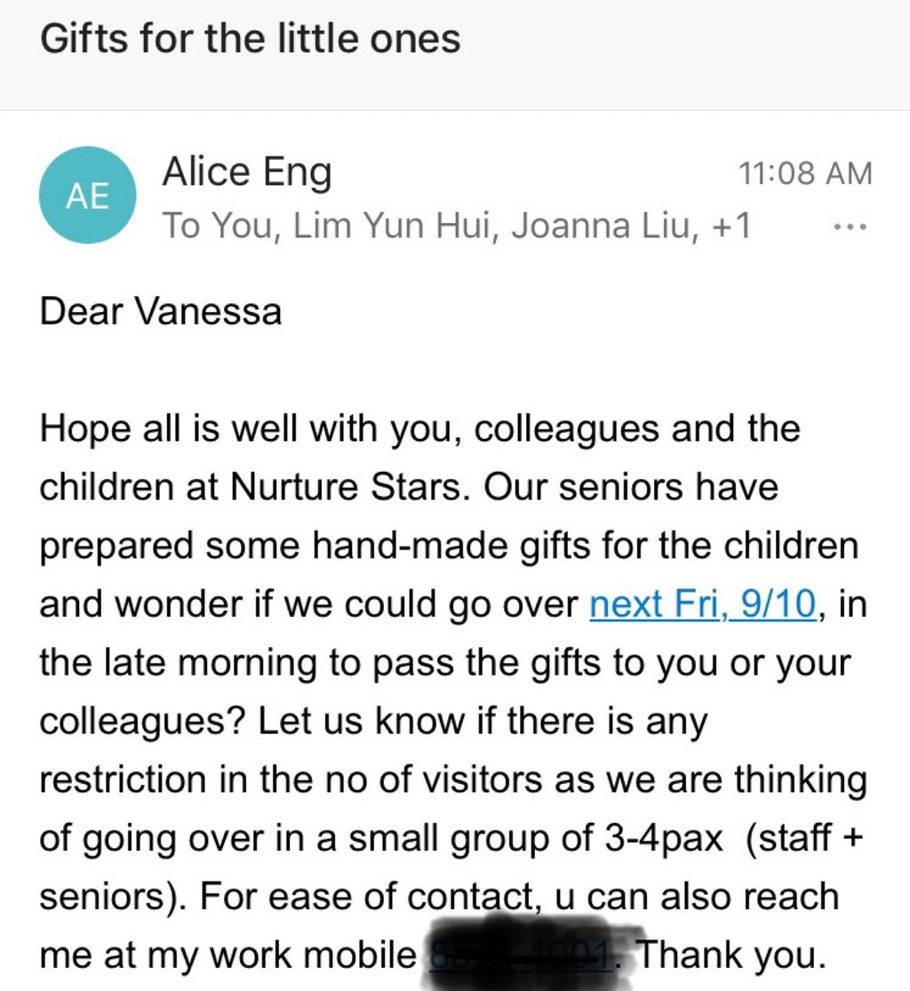 Stars experiencing the beauty of intergenerational bonding by Seniors from MindCARE Integrated Service Centre❤️
