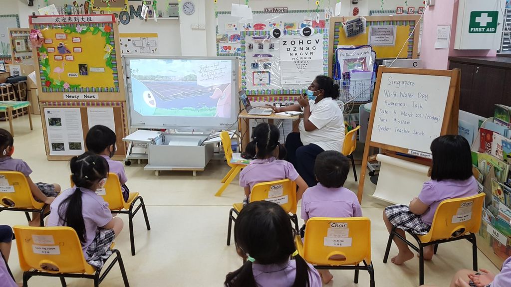 Cherie Hearts Kidz Campus @ Pasir Ris Elias Mall - Event: “Singapore World Water Day” in March 2021 — photo 1