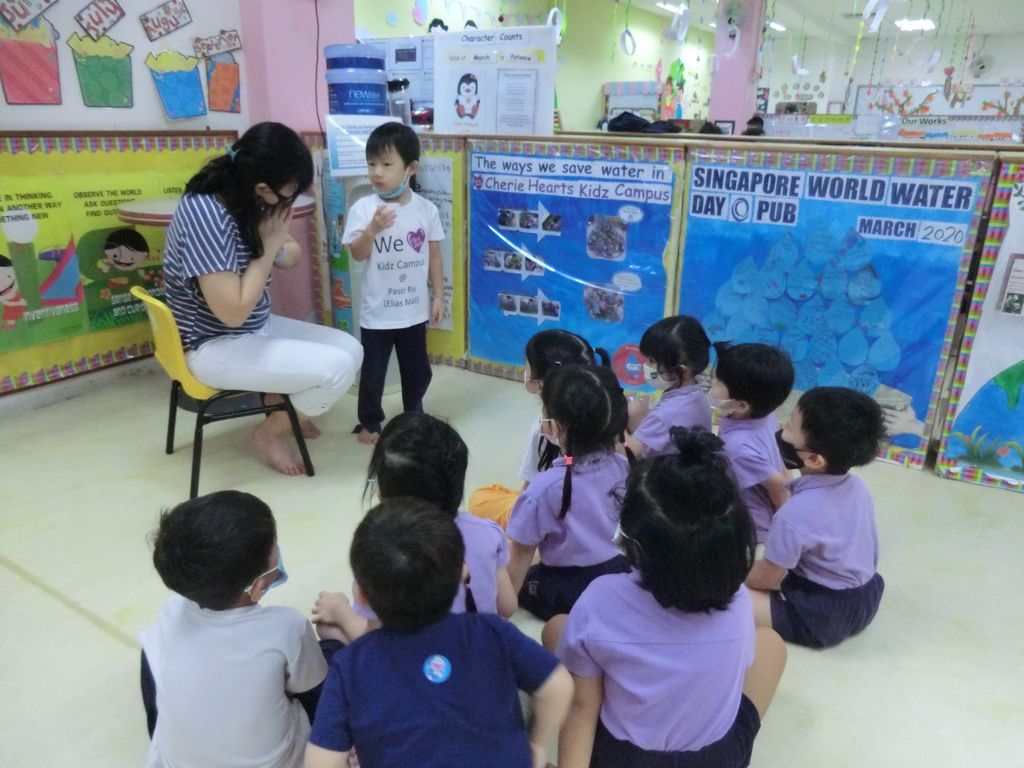Cherie Hearts Kidz Campus @ Pasir Ris Elias Mall - Event: “Singapore World Water Day” in March 2021 — photo 1