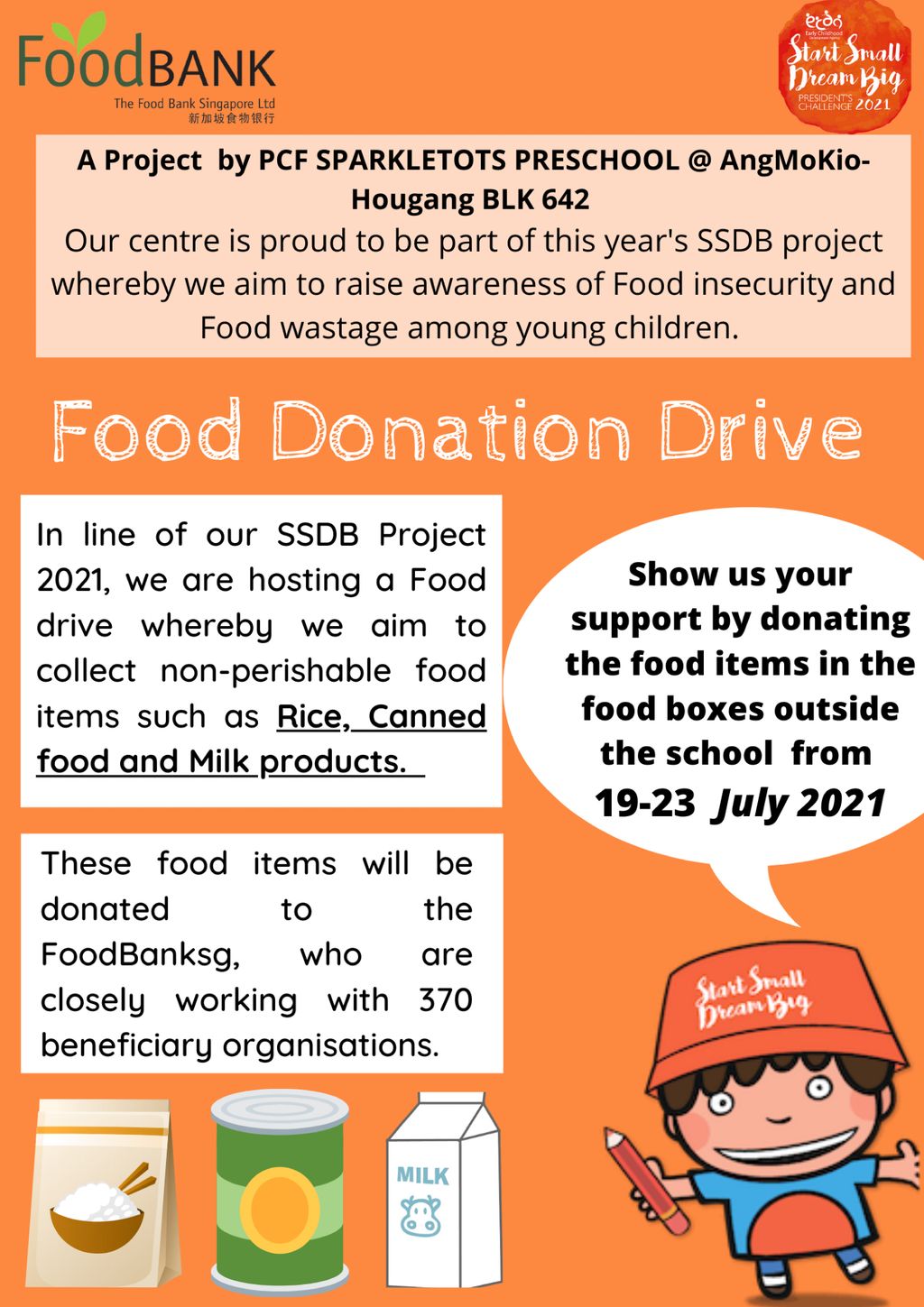 SSDB PROJECT 2021: FOOD IS LOVE COLLABORATING WITH THE COMMUNITY TO RAISE AWARENESS ABOUT FOOD INSECURITY AND FOOD WASTAGE — photo 2