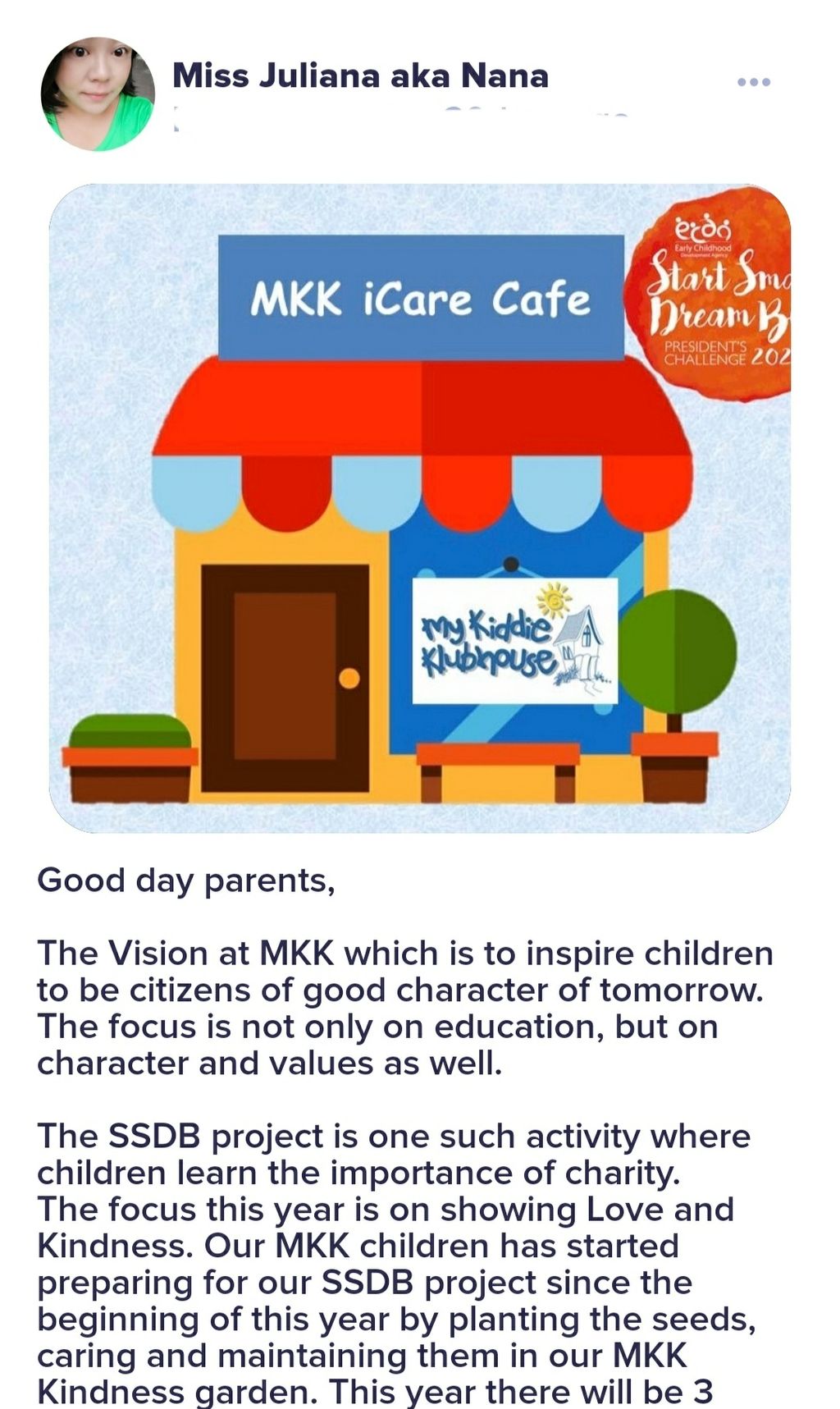 Getting ready for our iCare Café Charity Project — photo 1