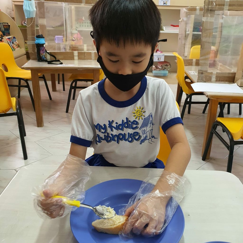Getting ready for our iCare Café Charity Project — photo 1