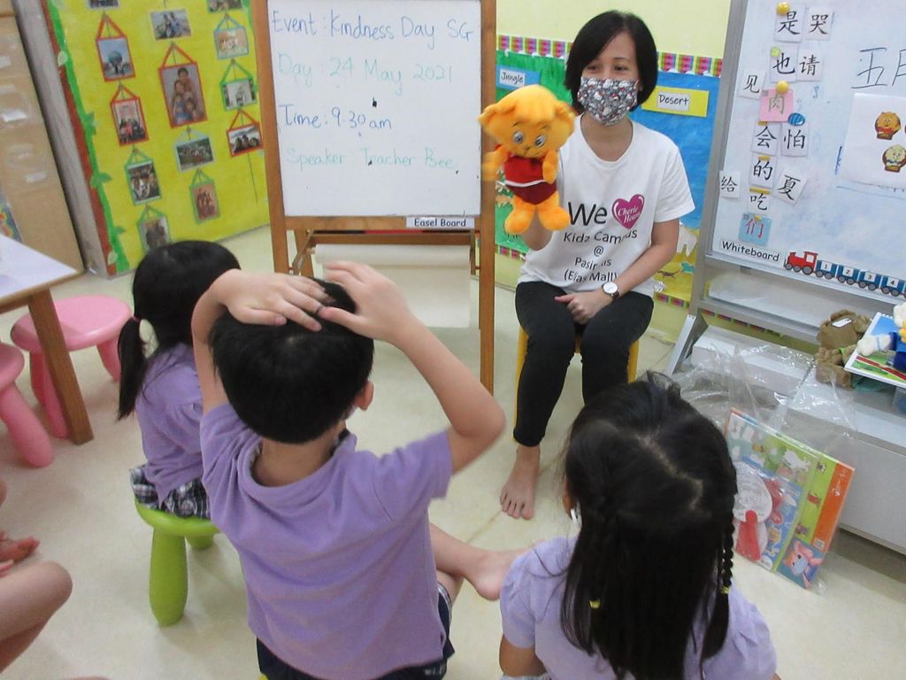 Cherie Hearts Kidz Campus @ Pasir Ris Elias Mall - Project : “Singapore Kindness Movement” on 24 May 2021 (Monday)