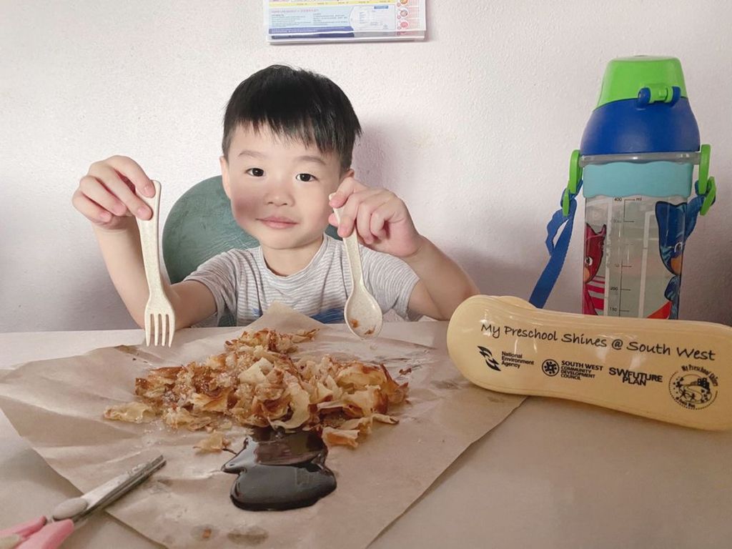 Wheat Straw Reusable Kids’ Cutlery Set 🥣🍴 — photo 8