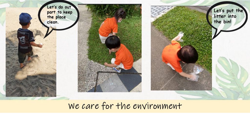 We care for our environment!