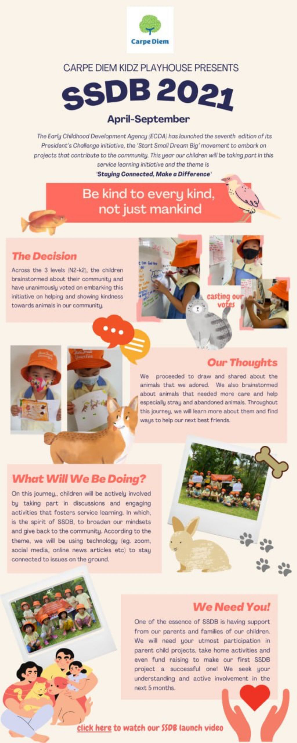 Carpe Diem Kidz Playhouse: Be Kind To All Kind Not Just Mankind